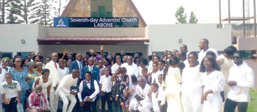 Promoting Peace and Unity: Seventh Day Adventist Church's Renovation Inauguration in Labone, Accra