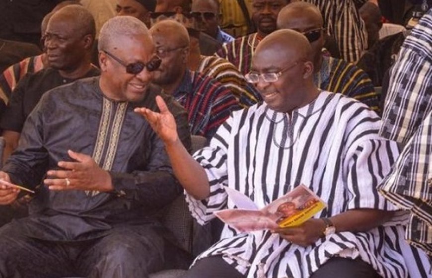 "Mahama Challenges Bawumia's Attempt to Distance Himself from Government Decisions