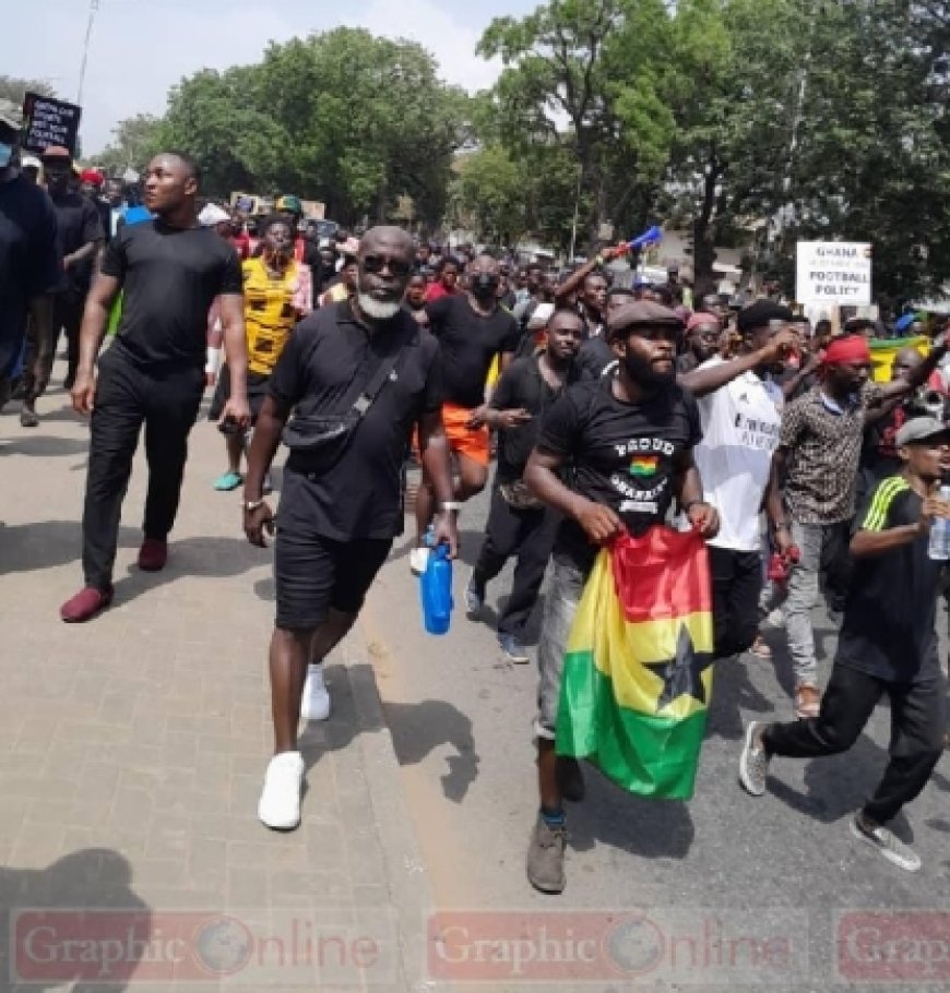 Ghana Football Advocates Rally for Change in Accra Streets