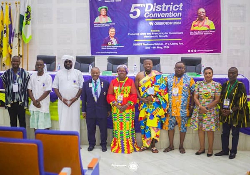 5th Annual Convention of District 418 Ghana Lions International Concludes in Kumasi