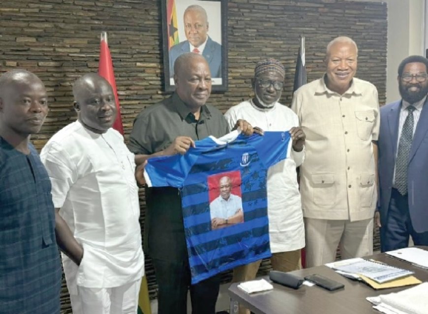 John Mahama Donates GH¢100,000 to Support Real Tamale United