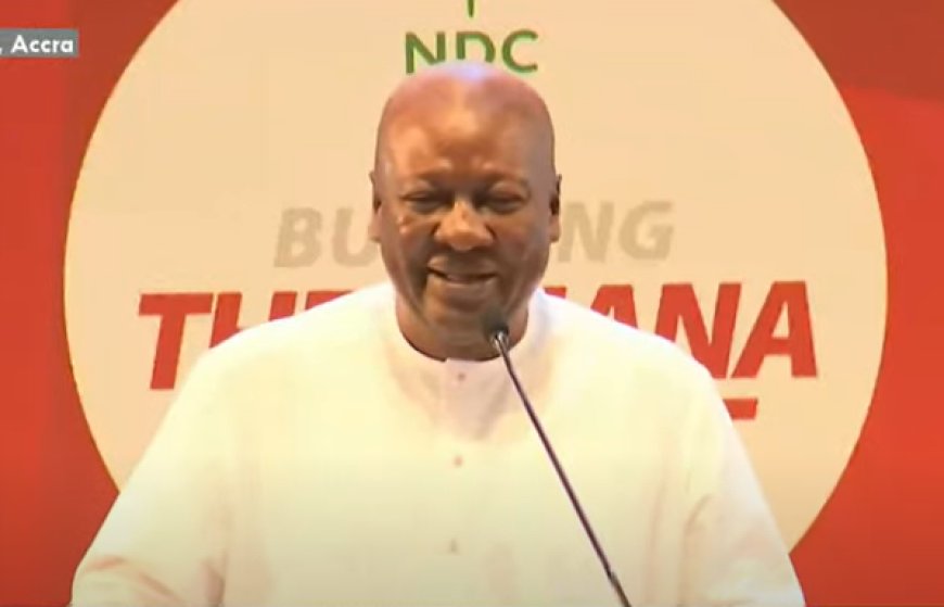 John Mahama Vows Cashless Transition for Ghana by 2028