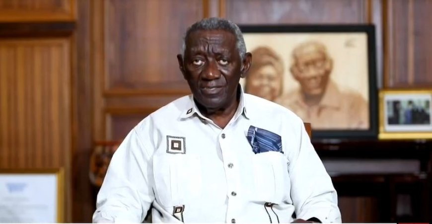 Former Ghana President John Agyekum Kufuor Joins Kenpong Football Academy as Patron