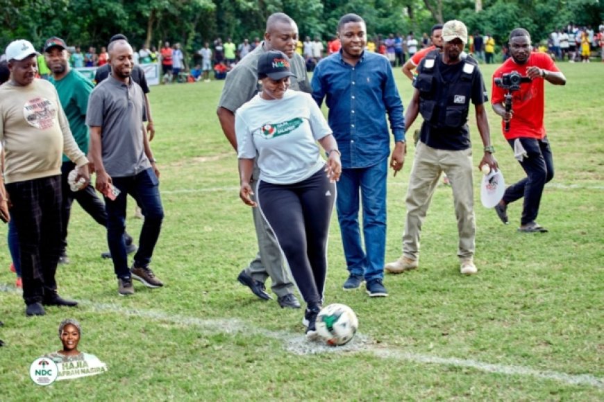 Hajia Nasira Afrah Unites Sekyere Afram Plains with Football Gala