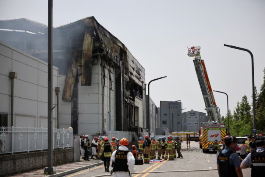 South Korea Orders Safety Inspections After Deadly Lithium Battery Factory Fire