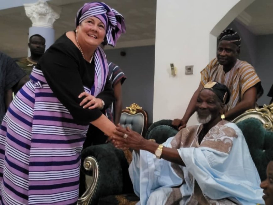 U.S. Ambassador Meets Ya-Na Abukari II to Discuss Key Issues in Dagbon