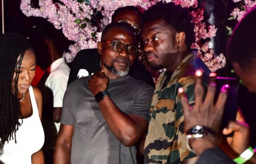 Ex-Ghana Black Stars Footballers Attend Live Konnect with Samini