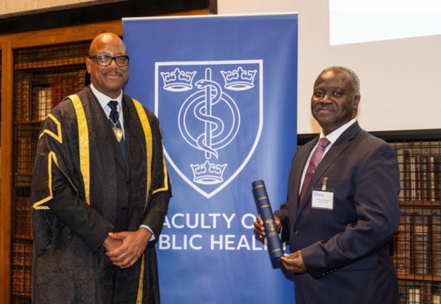 Prof. John Gyapong Awarded Fellowship of the UK Faculty of Public Health