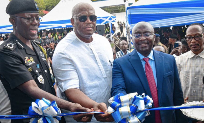 Vice President Unveils Ultra-Modern Police Shop in Accra