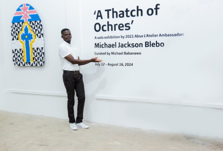 Michael Jackson Blebo Showcases 'A Thatch of Ochres' in Accra