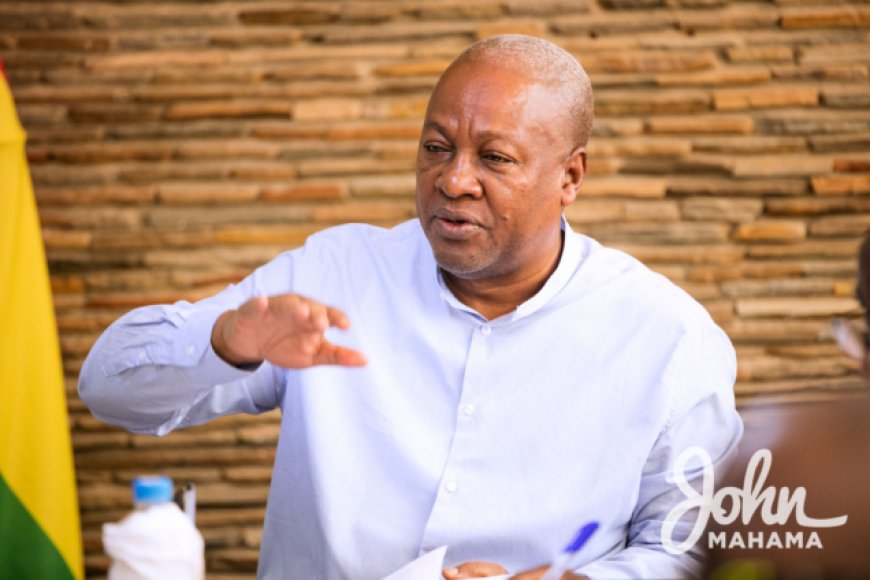 John Mahama Calls for Experienced Leadership Amid Ghana's Economic Crisis