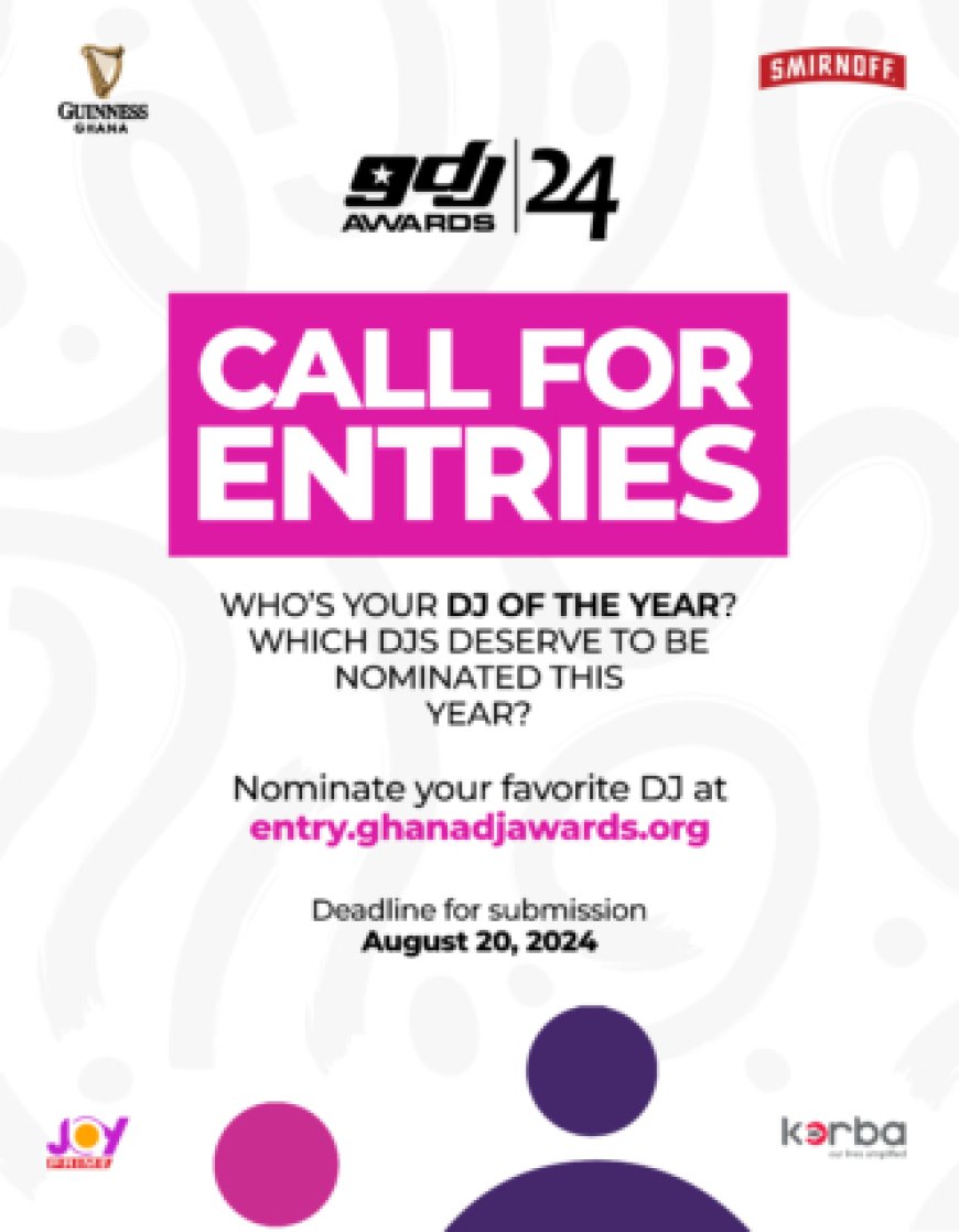 Public Nominations Open for 2024 Guinness Ghana DJ Awards